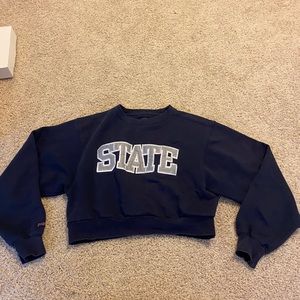 Cropped STATE sweatshirt